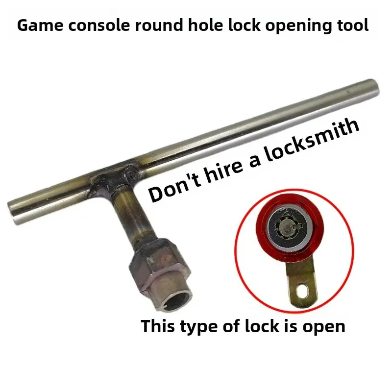 

Arcade Game Lock Pick Tool for Claw Machine Cigarette Vending Machine Round Hole Lock Opener Coin Operated Games