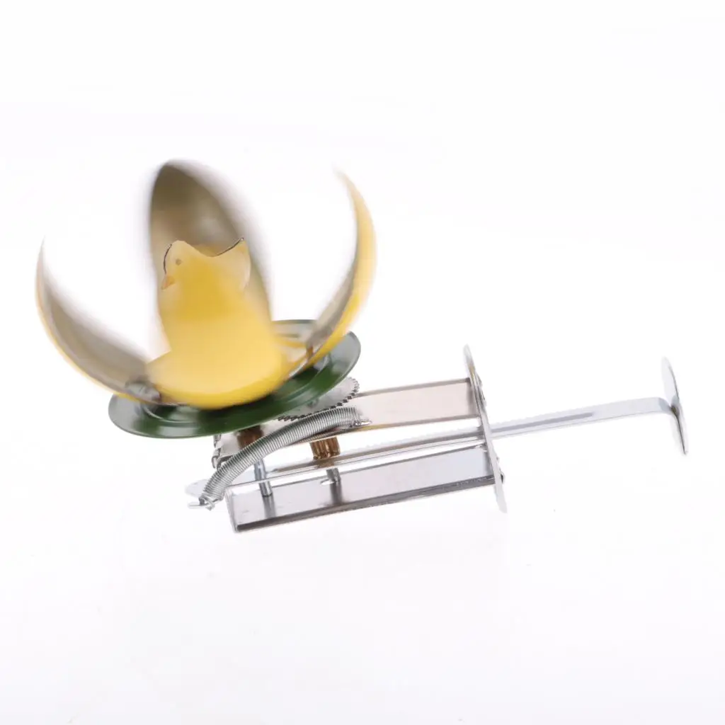 ของเล่นไขลานวินเทจรูปไข่อีสเตอร์รูปลูกเจี๊ยบ ทำจากเหล็กแผ่น ของสะสม ของเล่นตกแต่ง ของขวัญ