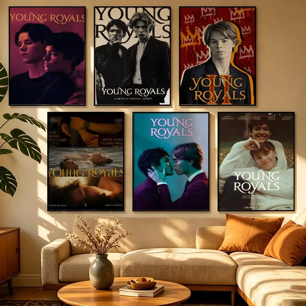 Series Y-Young R-Royals Poster Wall Art Poster for Living Room Bedroom Dining Room Home Office Study Room