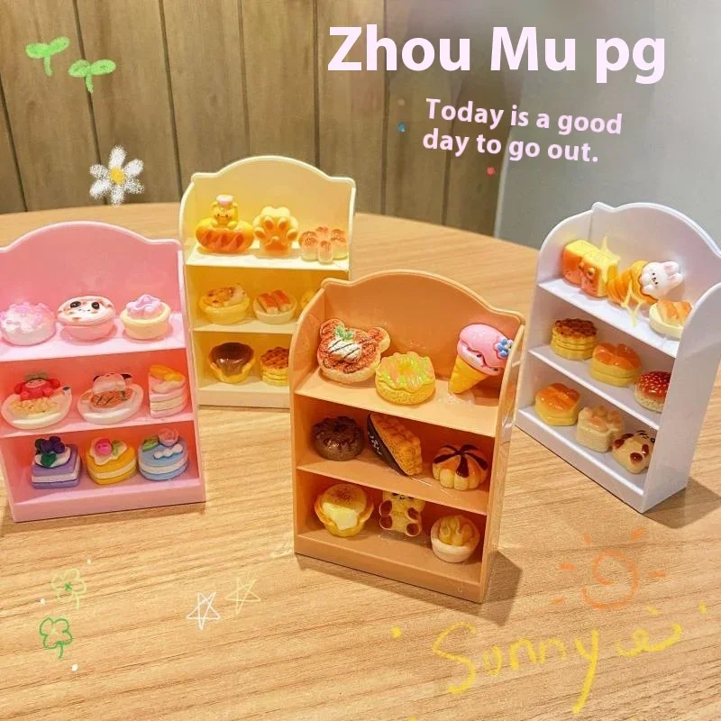 

1:12 Dollhouse Miniature Supermarket Shelf Display Stand Storage Rack Scene Decor Toy Doll House Accessories