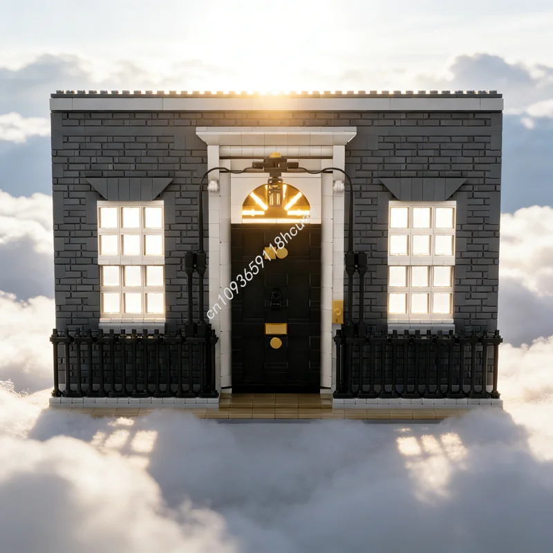 

992pcs MOC Architecture Downing Street Facade Model Building Blocks Construction Toy Christmas Gifts DIY Creative Idea Education