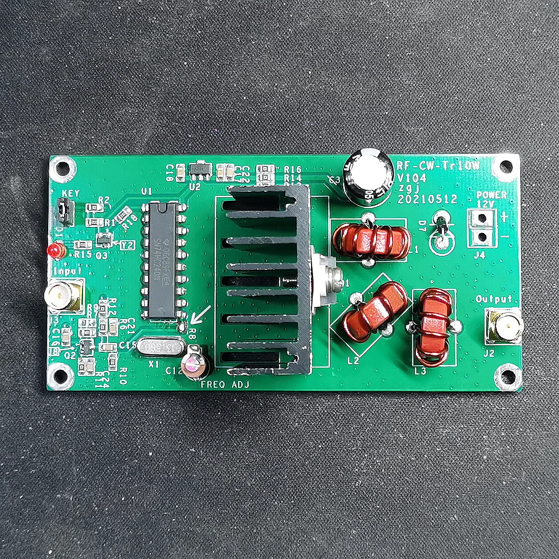 

Assembled 8-15MHz 10W 13.56MHz Power Amplifier QRP Radio CW Transmitter