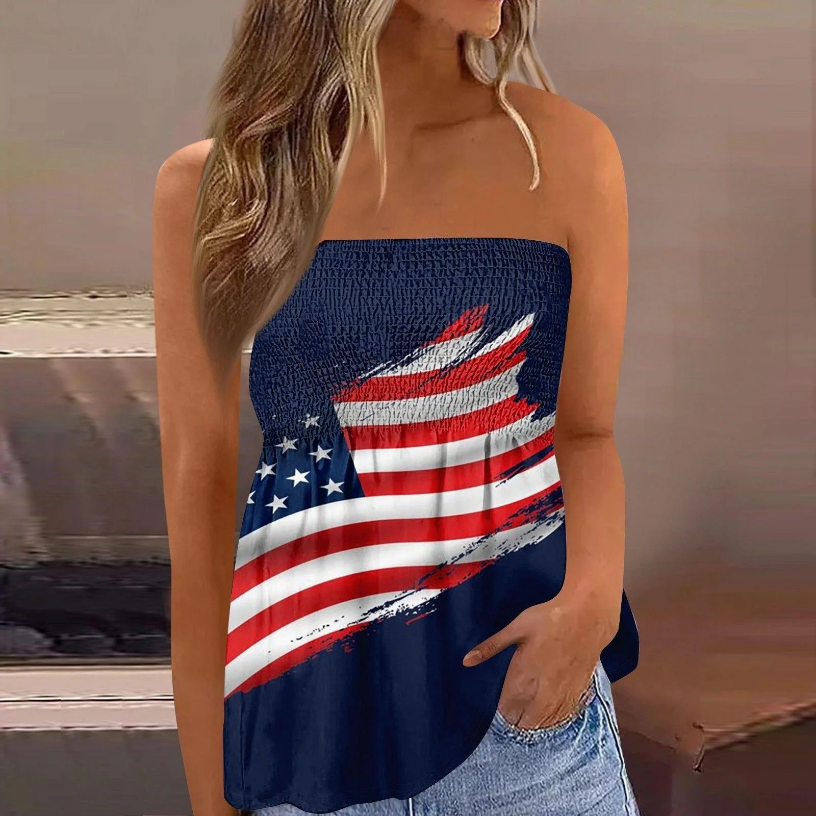 ular Gedrukt irt voor Dames Princ Sle Busin Casual middentaille Andere stof Andere cositie Gedrukt Fi Tail Ski...