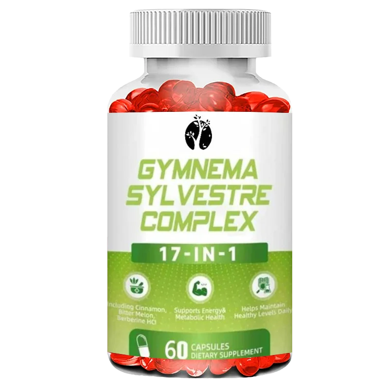Gymnema Sylvestre  Supplement, A 17 in 1 Herbal Complex Containing Berberine, Cinnamon, and Bitter Melon