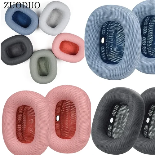 Imagen 2 del producto Almohadillas de repuesto para auriculares inalámbricos Apple Airpods Max, almohadillas para los oídos, piezas de reparación de almohadillas para los oídos, espuma