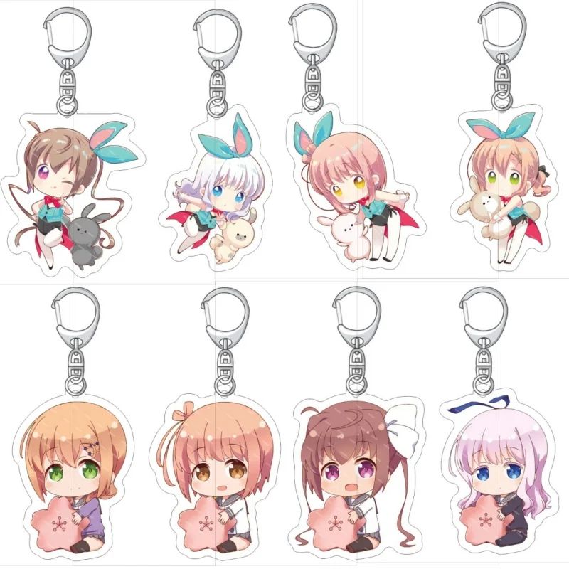 Charm Anime HD Character Cheat Kusushi no Slow Life Acrylic Keychain Cartoon Pendant Ornament Series Fans Gifts 6cm