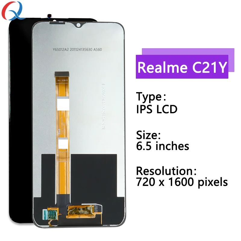 C21Y lcd Pantalla for realme C21Y lcd Digitizer Assembly screen replacement Mobile Phone Lcd for realme C21y display