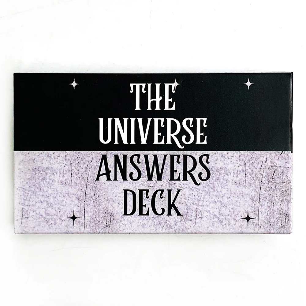 Cartes Oracle « Les Réponses de l'Univers » très vendues – Divination du destin, divertissement, jeux de société pour les réunions de famille