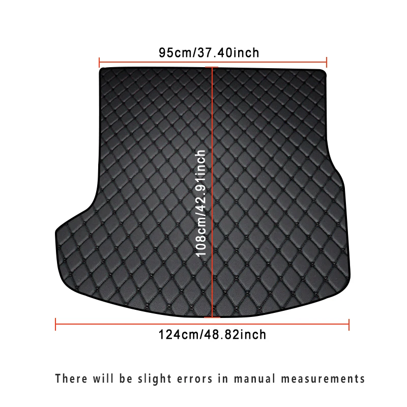 الحصير سيارة جذع السجاد لتويوتا كورولا XI 11th E170 2014 2015 2016 2017 2018 الملحقات الداخلية منصات مقاومة للماء السجاد