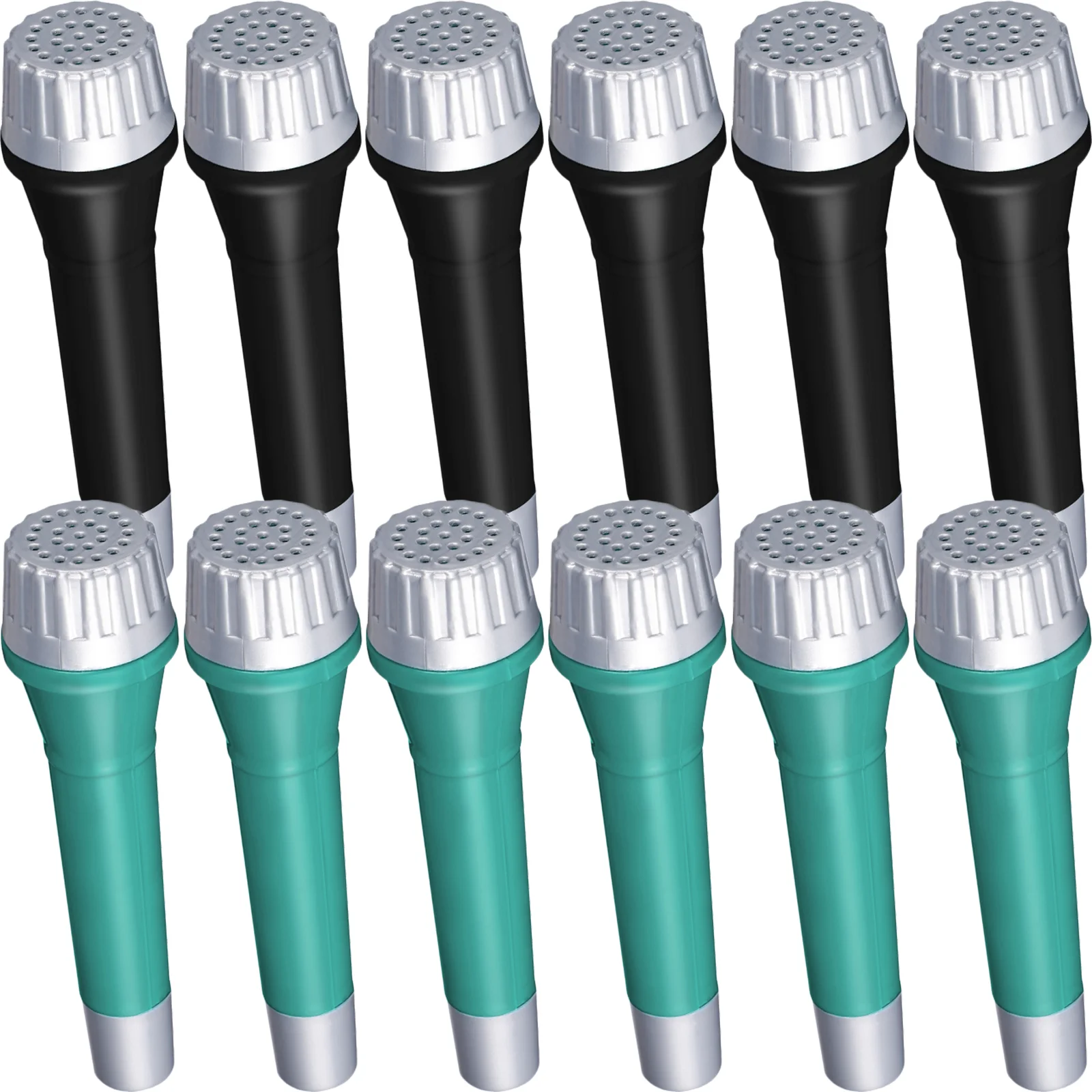 12 Pcs Simulation Children's Microphone Christmas Halloween Kid Gifts Playthings Prop Girls Headphones Toy Plastic Toddler Toys