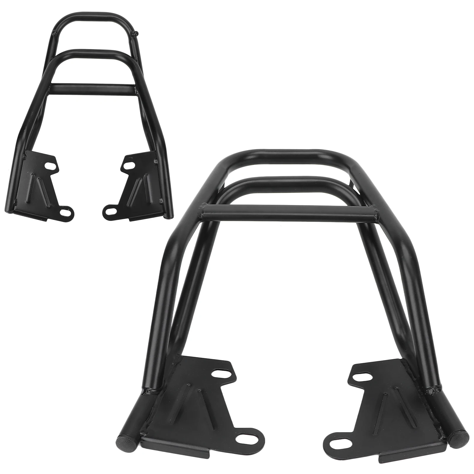Motorcycle Rear Shelf Topcase Support Motorcycle Rear Handrail Rack Luggage Box Holder Iron Black Replacement for Grom MSX125 M3