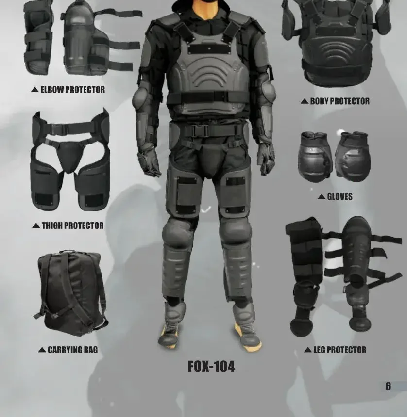 Police Military Equipment Full Body Protection Anti-Riot Suit