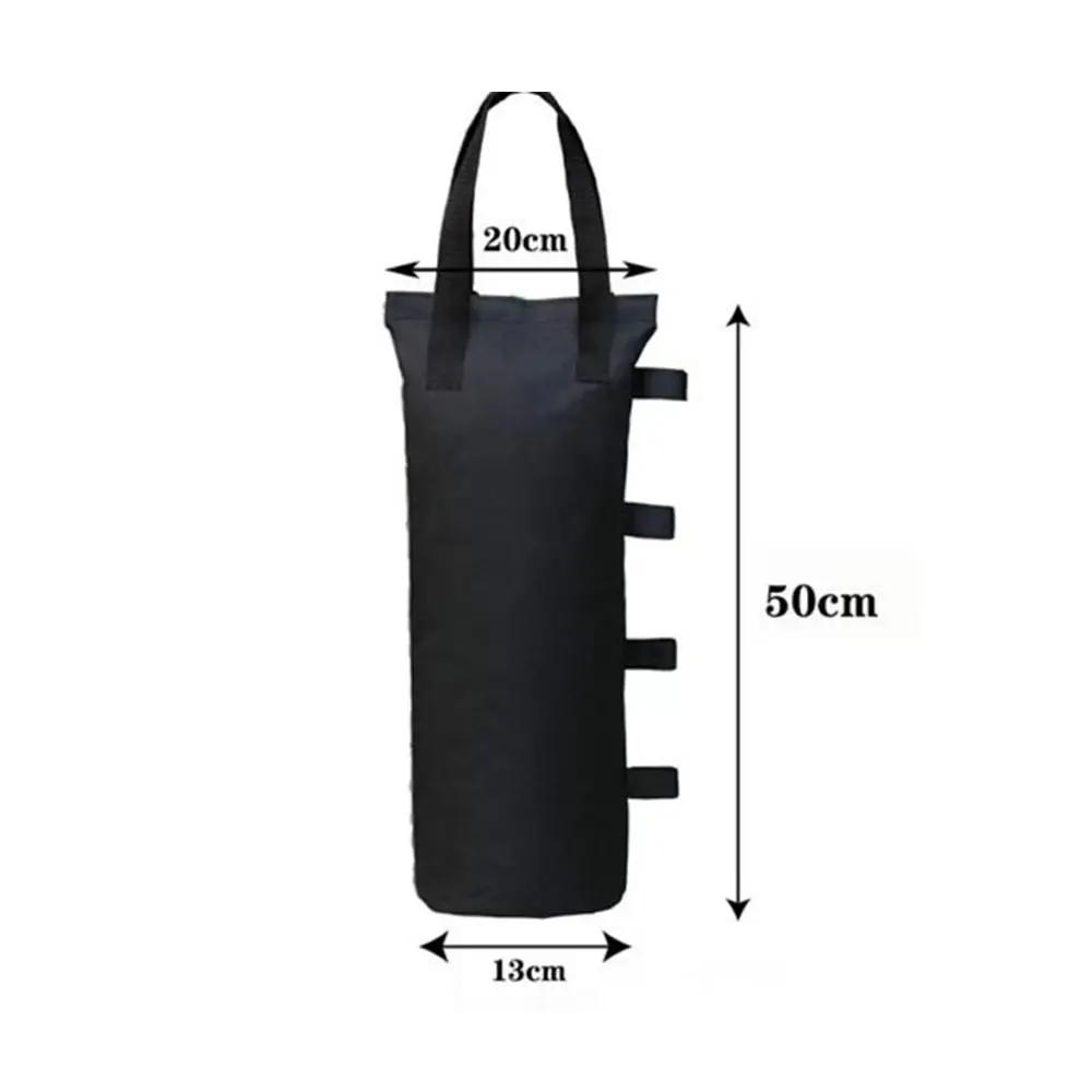 Durable Black Tent Sandbag with Handle Garden Gazebo Foot Leg Weights Sand Bag Sand Shelter Party Tent Set Camping Tools