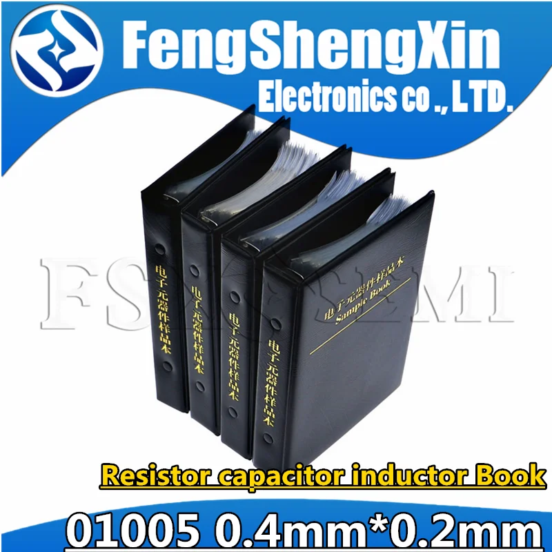 01005 0.4mm*0.2mm Resistor capacitor inductor sample Book Capacitors Resistors inductance