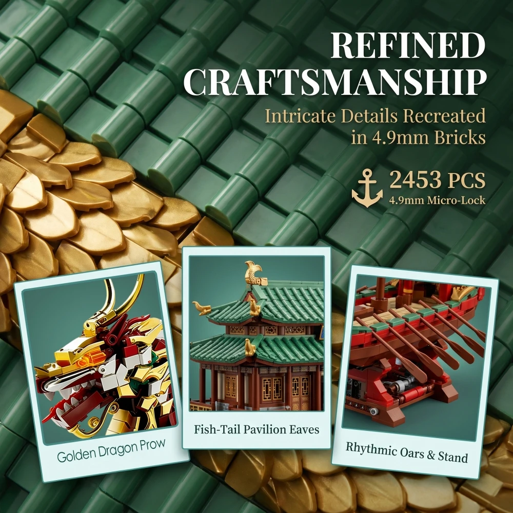 Art Craft Meaning - KAVOWORLD 2453pcs MOC Imperial Palace Dragon
