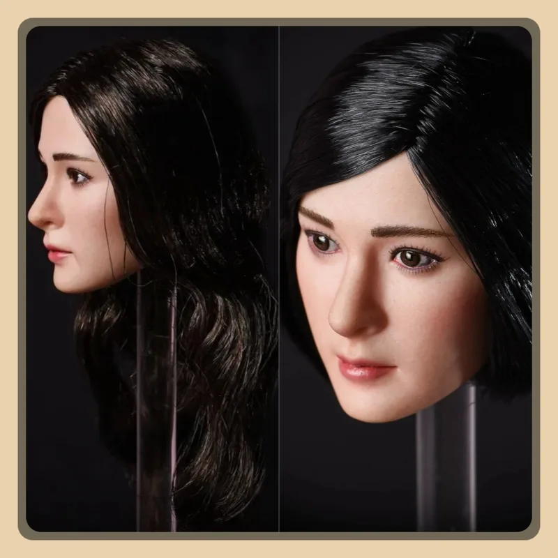 

1/6 Scale Asian Famous Star Head Sculpt OT001 Similar To Yangmi Head Carving Model for VERYCOOL TTL Play Toy JIAOU DOLL
