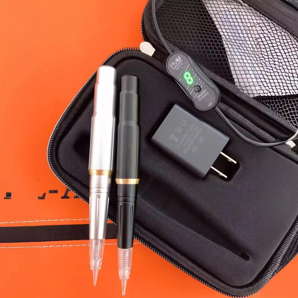 

Screw Tattoo Machine Kit, Lightweight,Powerful,Semi Permanent Makeup Tattoo Academy Training Pmu Machine Kit Supplies