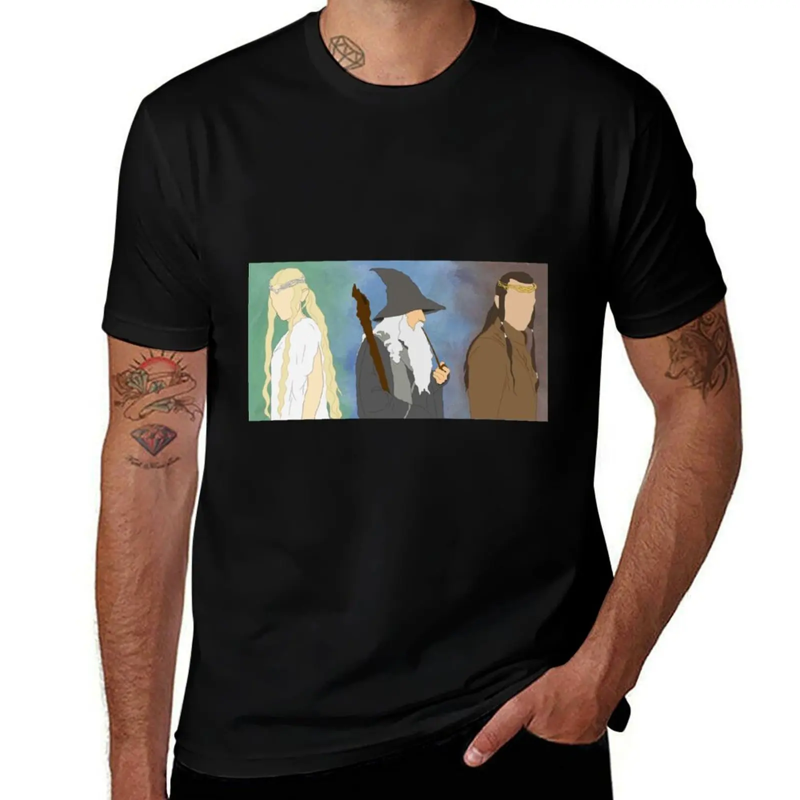 The Keepers T-Shirt Casual Simple Design Short Sleeve Shirt T-Shirt