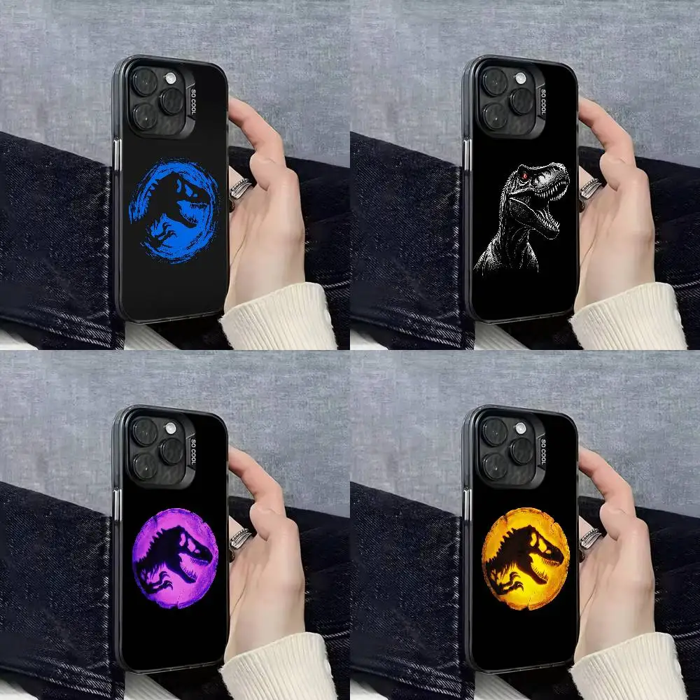 

J-Jurassic Park Dinosaur W-World Dragon Phone Case For iPhone 16,15,14,13,12,11,Mini,Pro,E,SE4,XS,MAX Black Candy Matte Box