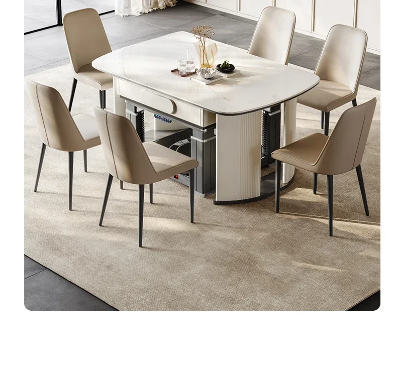 

Многофункциональный обогреваемый островной стол из массива дерева, автоматический домашний стол для игры в маджонг