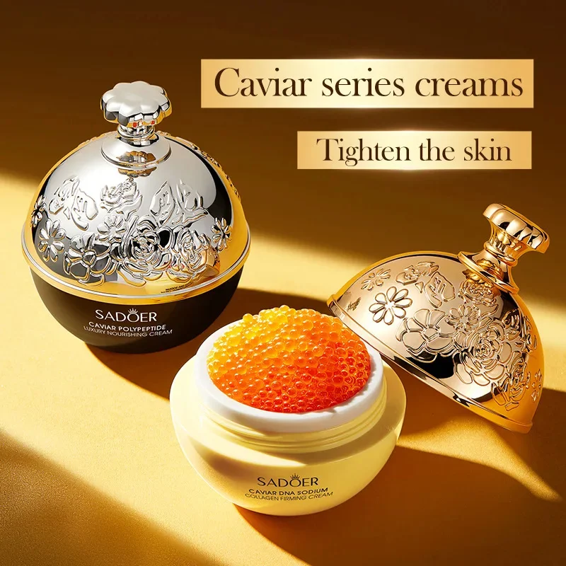 Caviar Anti-Wrinkle Face Cream Collagen Anti-Aging Firming Lift Fade Fine Lines Moisturizing Smooth Brighten Skin Care Products