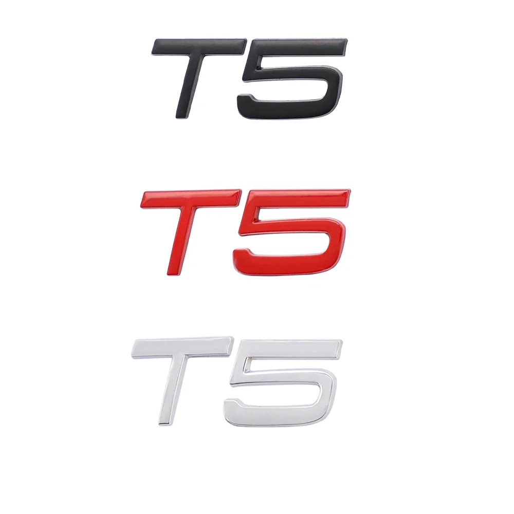 T5 Metal Decorative Car Sticker Tools Suitable for Automobile Modification with Tail Badge Car Accessories Car Stickers