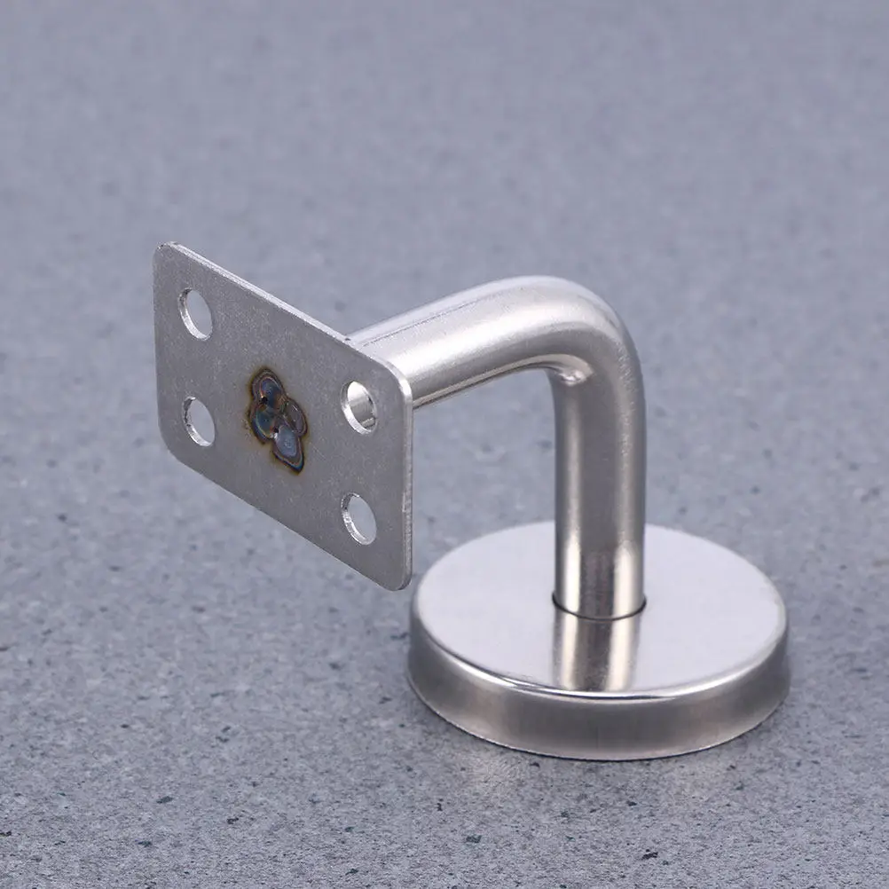 

4Pcs Stair Handrail Bracket Stainless Steel Support Bracket for Banister Railing Reinforcement Secure Fit Modern Decorative