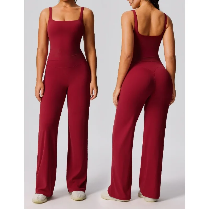 Nieuw fitnesspak, heuplift voor dames en dunne sportkleding, tweedelig pak en hardloopyogapak.