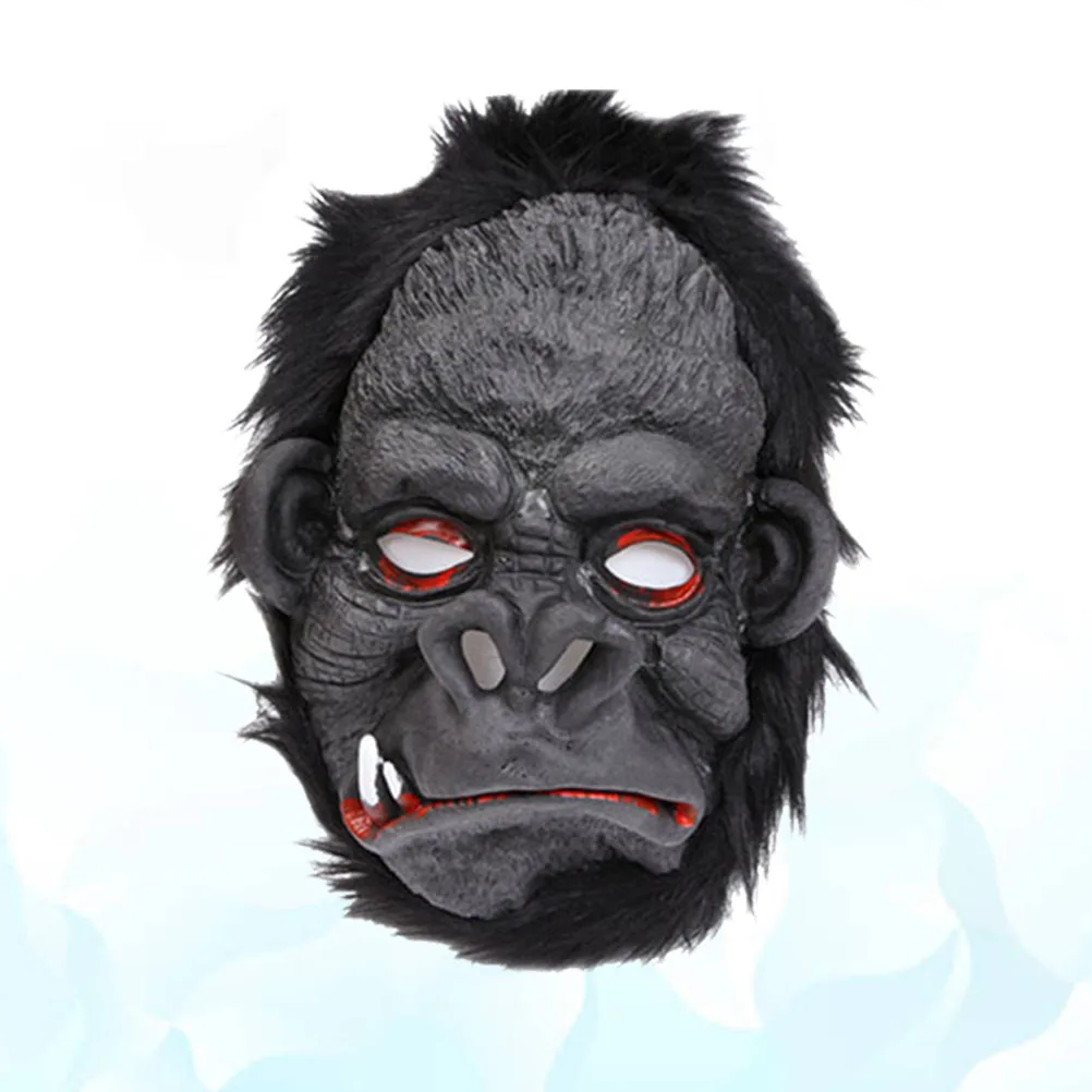 

Orangutan Face Mask Costume Gorilla Masquerade Masks Halloween Cosplay Lightweight Comfortable Wear Unique Design Practical Use