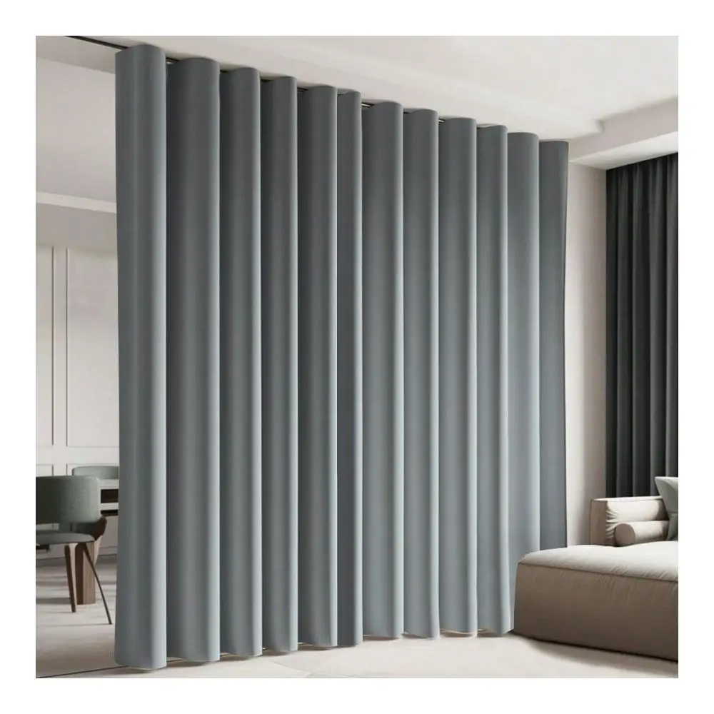 

Divider Blackout Curtain Track Curtains Wall Dividers Panels Screen For Living Rooms Bedroom Office Privacy Partition Separatio