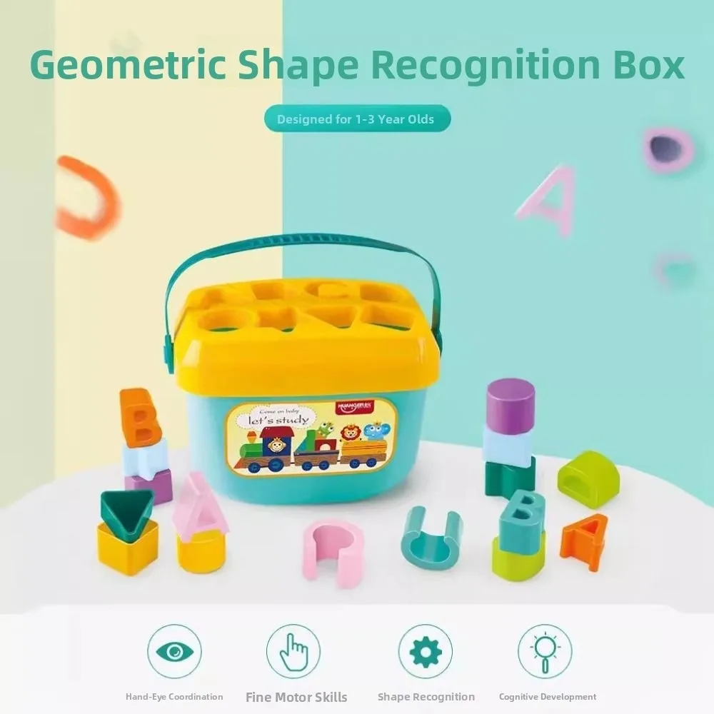 Colorful Letter Blocks Toy Educational Safe Material Color Recognition Toy Durable Lightweight Alphabet Shape Toy