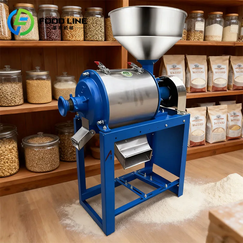 Customized Grain Crushing Grinder Machine Corn Wheat Bean Milling Equipment For Farm Agricultural Processing Industry