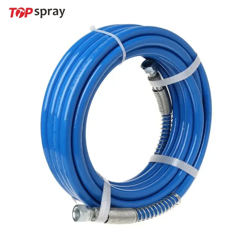 7.5m/10m/15m Airless Paint Spray Hose Tube Pipe 3000PSI/5000PSI Sprayer Fiber Tube For Sprayer Gun