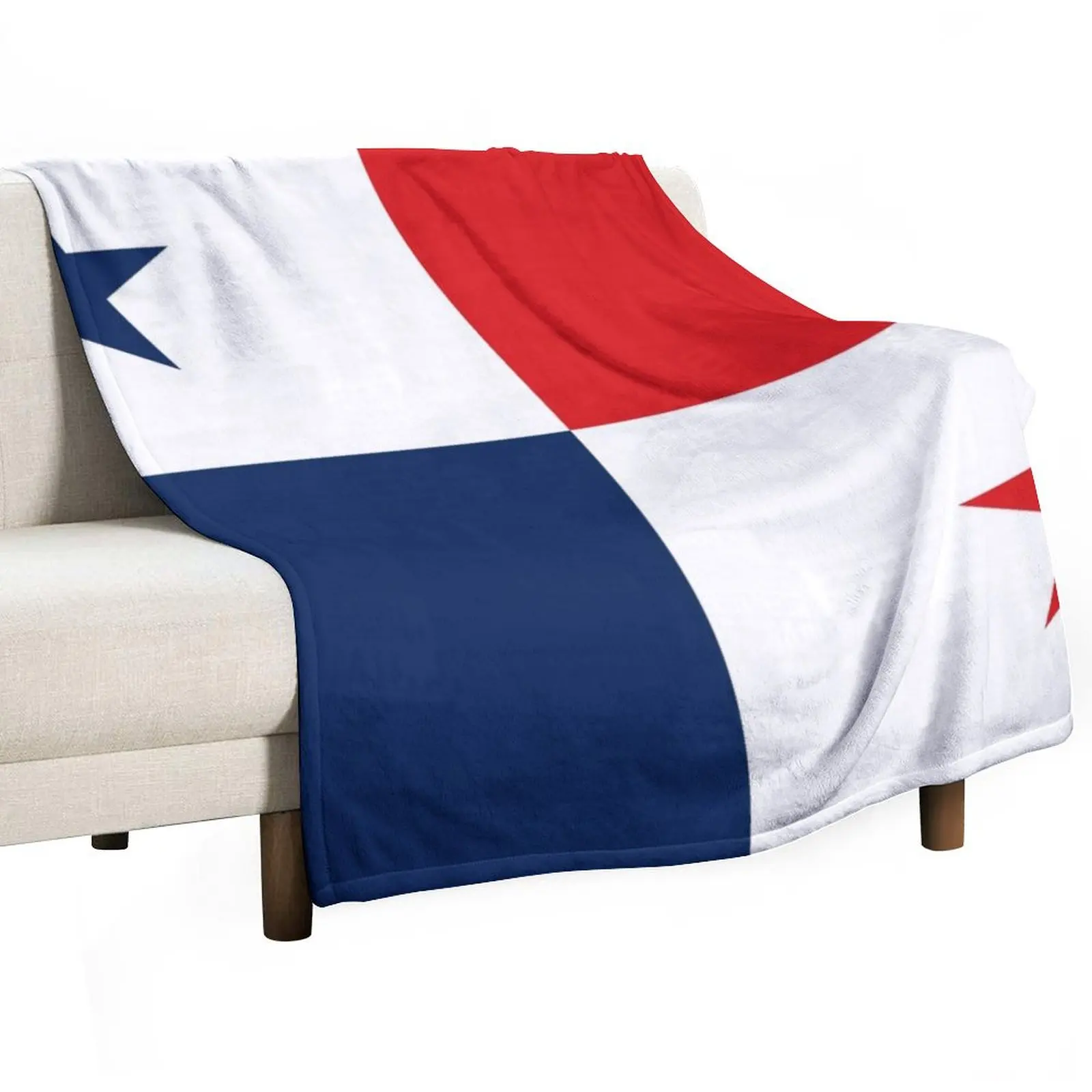 

Flag of Panama Throw Blanket Hairy Luxury Brand Blankets