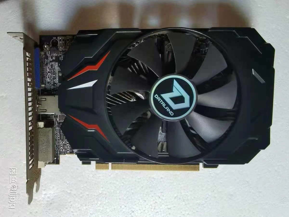 AMD Radeon R7 240 2GB GDDR5 PCI-E 비디오 카드, 중고, VGA DVI HDMI