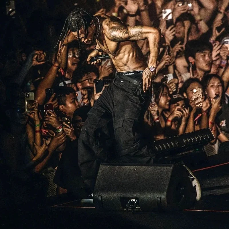 

Новые мужские брюки-карго 2-в-1 в стиле High Street Paris 2023, съемные, повседневные, прямые, полной длины