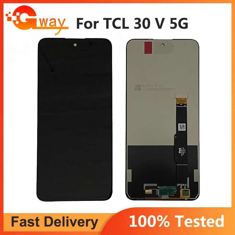 

Original Tested For TCL 30 V 5G LCD Display Touch Panel Screen Digitizer For TCL 30V Display LCD Sensor Repair Parts