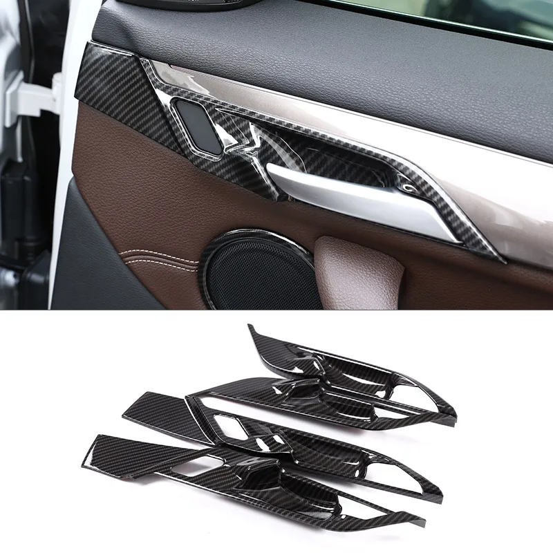 

Декоративные накладки на дверные ручки из карбона и ABS для BMW X2 F47 2018-2019 и BMW X1 F48 2016-2019, 4 шт.