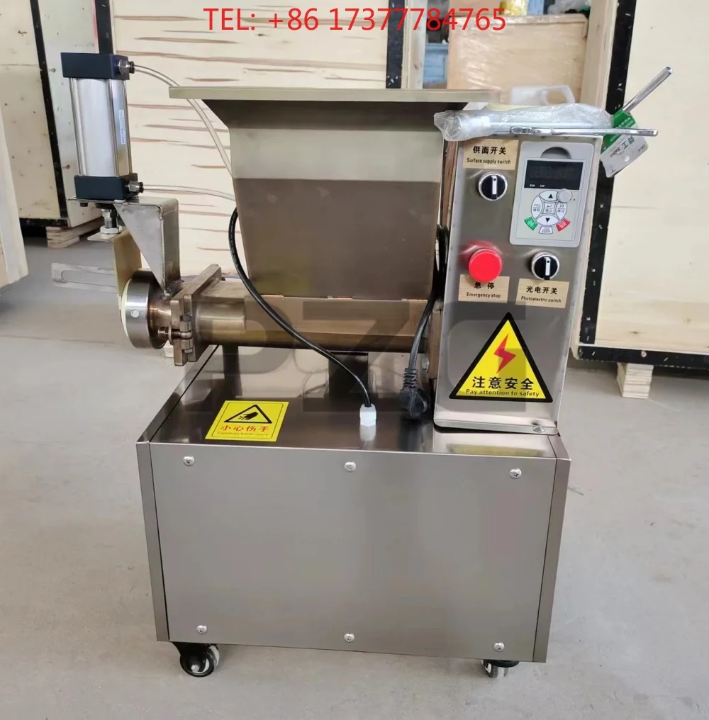 Highly Efficiency Pneumatic Pizza Dough Divider Rounder Cookie Dough Dividing Machine Dough Pressing