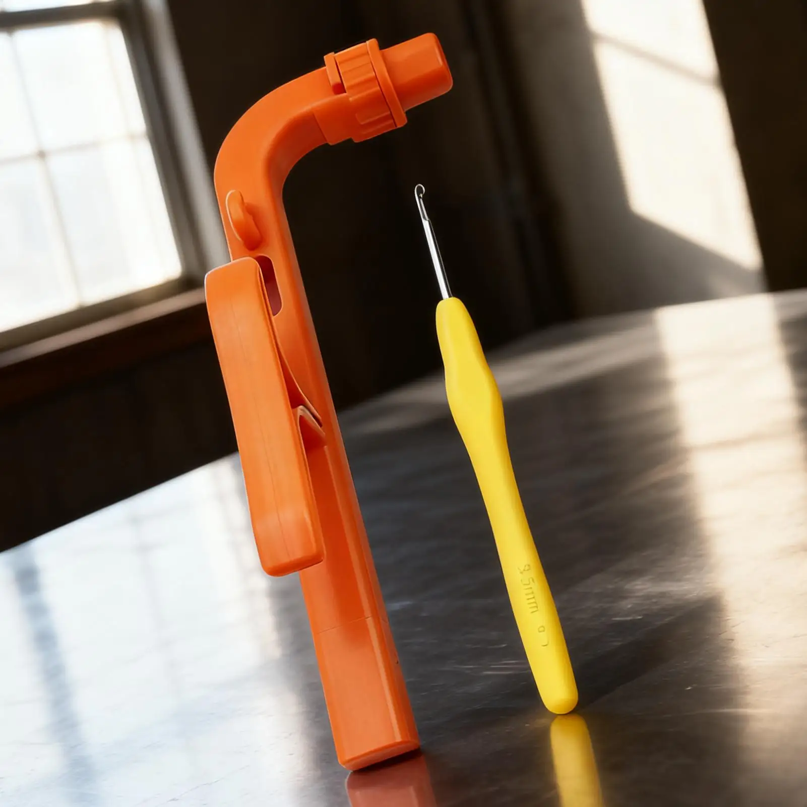 خطافات كروشيه لوازم حرفية خياطة دائرية دليل غزل أصابع أداة كروشيه للمبتدئين المحترفين الحياكة #5