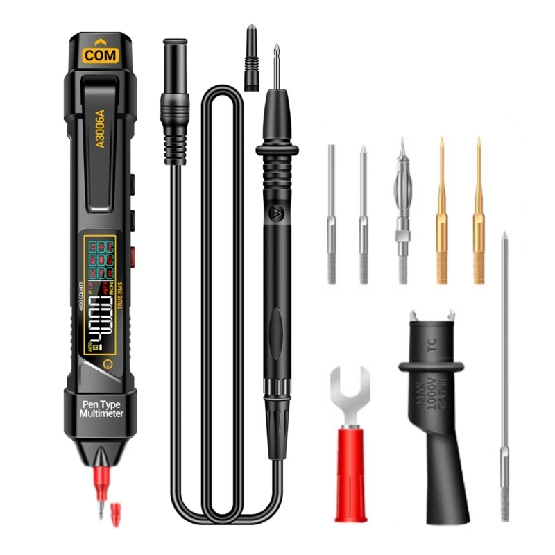 

Pen Type Digital Multimeter Voltages Tester Recording Monitoring Resistance Dropship