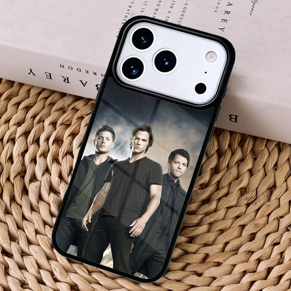 Capa de Celular SUPERNATURAL DEAN CASTIEL WINCHESTER para Magsafe Wireless para iPhone 17 Pro Max 16 14 13 12 11 15 Air