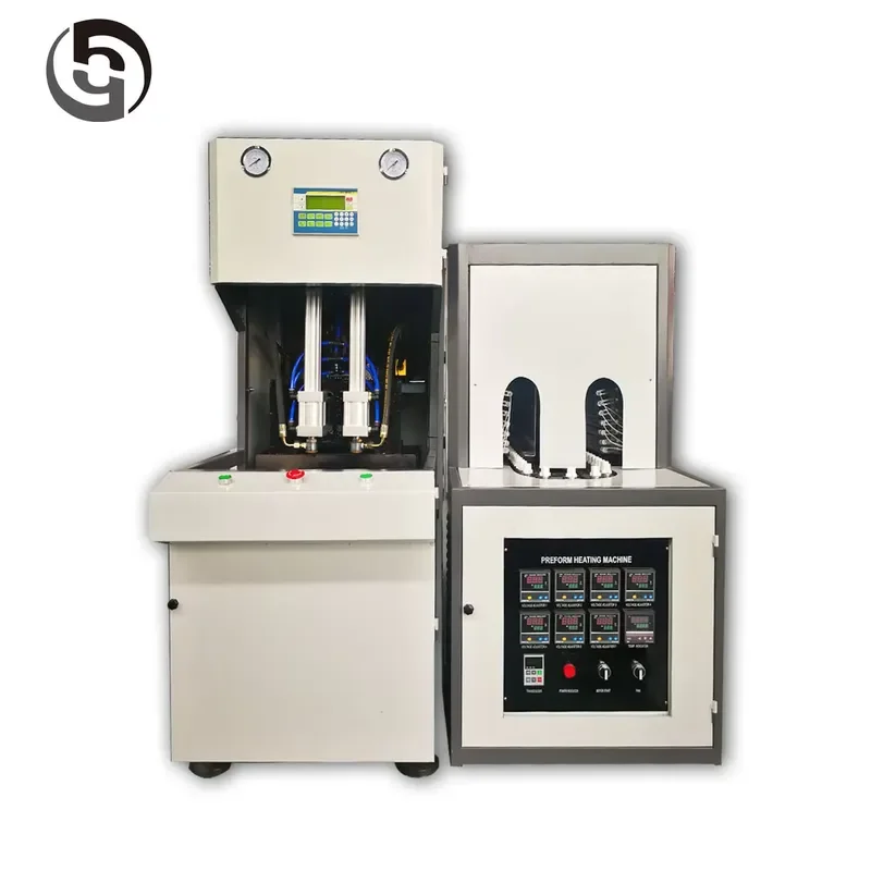100-3000ml Small PET Blow Molding Machine 2 Cavity Semi-Automatic Bottle Making Machine for Water