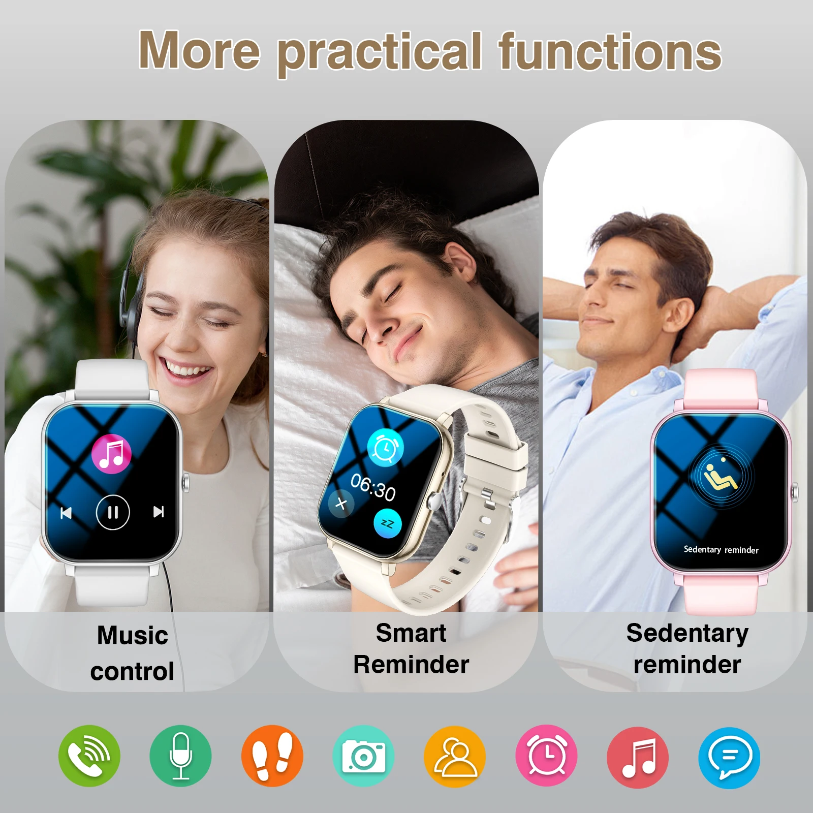 1.83 Inch HD Smartwatch with Sports Tracking