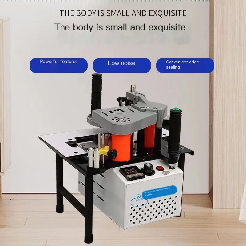 1200W Manual Edge Gluing Machine Double Side Gluing Portable Edge Banding Machine Woodworking Edge Gluing Machine 220V 110v