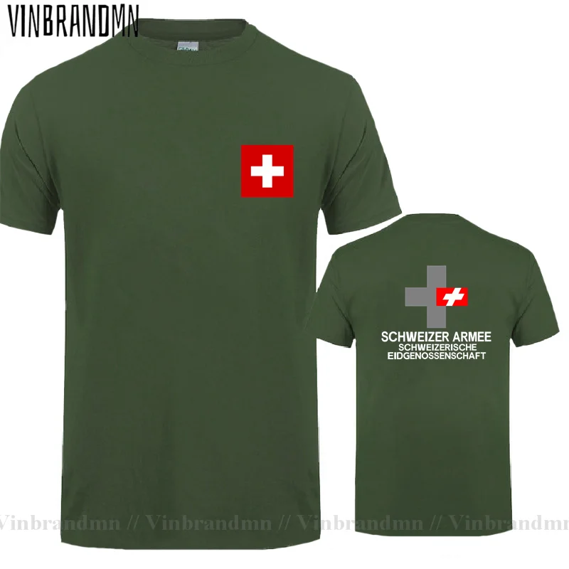 Army Swiss Confederation Switzerland CHE CH Confoederatio Helvetica T shirt Swiss Armed Forces Tactical Military country t-shirt