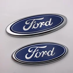 14.5CM Car Front Hood Bonnet Emblem Sticker for F150 Fiesta F250 Range Focus 2 3 Mondeo Explorer Fusion Transit Edge Accessories