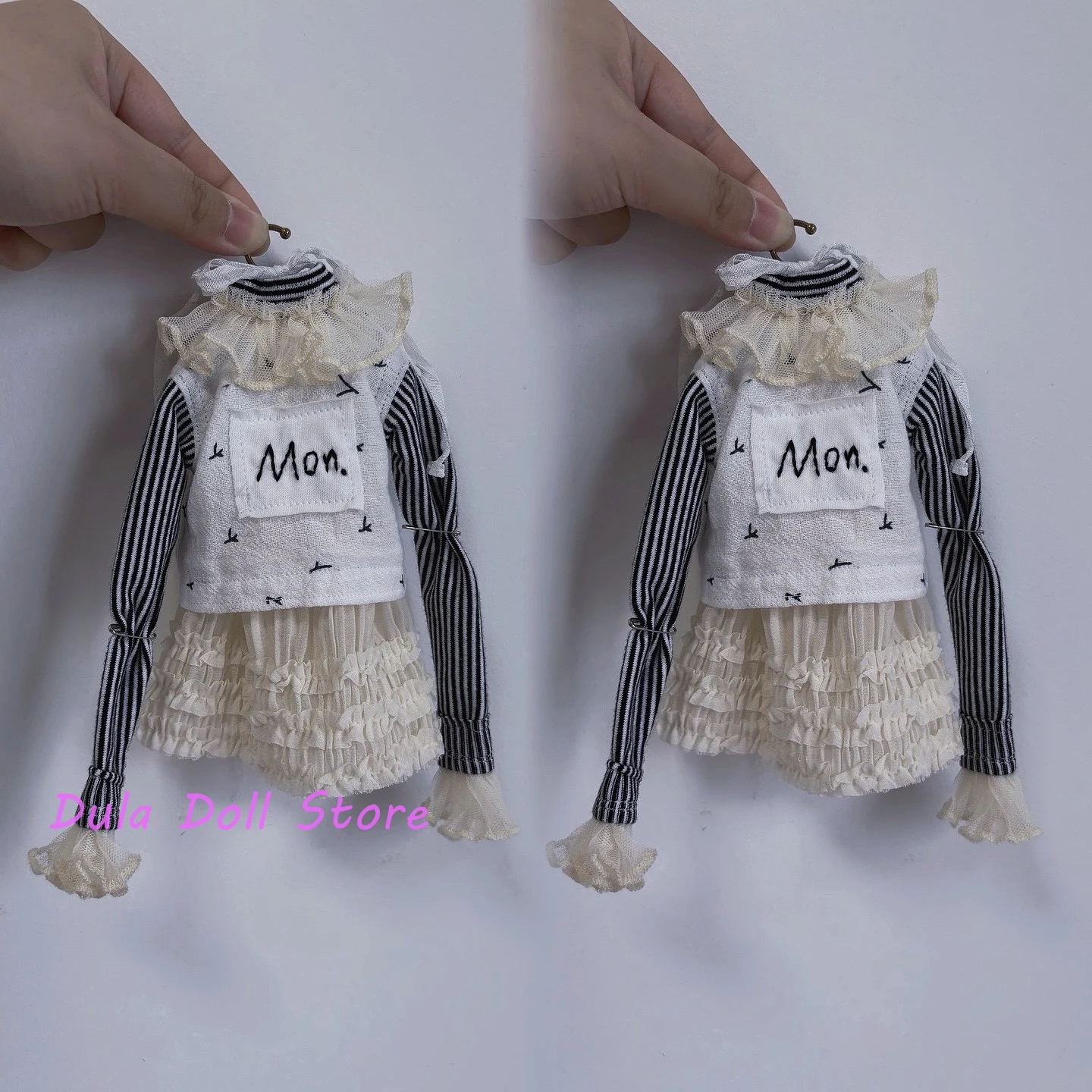 Vestido de ropa para muñeca Dula, conjunto de vestido deslizante superior exagerado para Blythe ob24 ob22 Azone Licca ICY JerryB 1/6, accesorios para muñecas Bjd