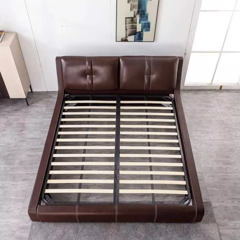 Heavy-duty factory direct sales hot-selling 6-foot foldable metal platform bed frame