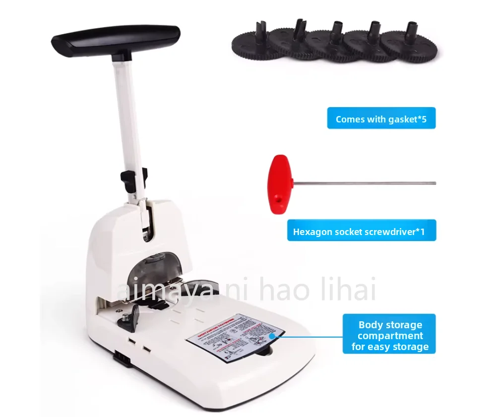 6 in 1 Round Corners, Semi-Circle, Punch, Paper Cutter, Cut Corners, PVC Business Cards,  Manual Office Rounding Device